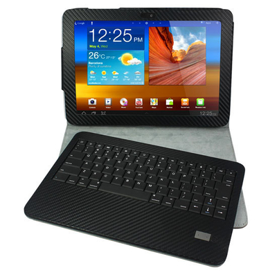 Slim Adjustable stand cuir Samsung Galaxy Tab affaire avec clavier Bluetooth