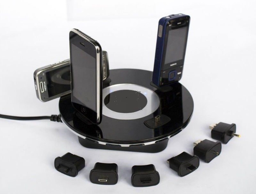 6 Digital Multi cellulaire recharge Station électronique pour Ipad / Iphone, dispositif de recharge
